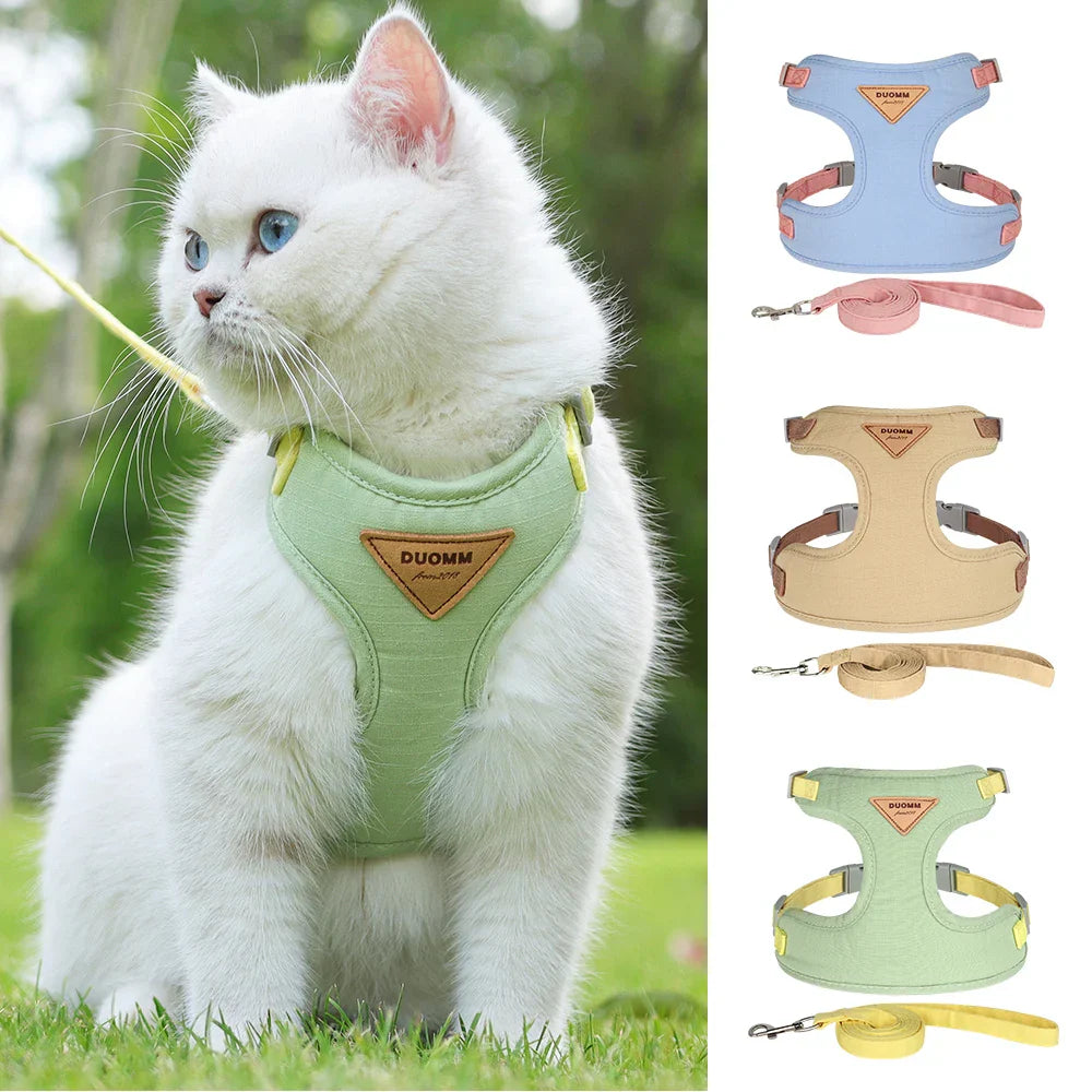 Comfort Kitty Suede Leash Set