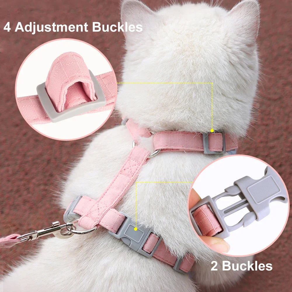 Comfort Kitty Suede Leash Set