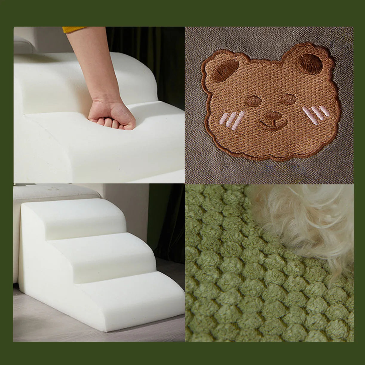 Non-Slip Soft Pet Stairs